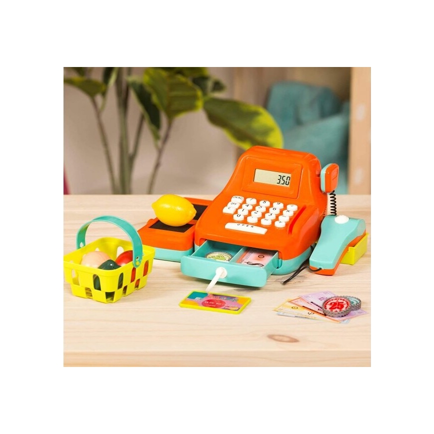 B-Toys - Vaikiška kasa su garsais ir skaičiuokle