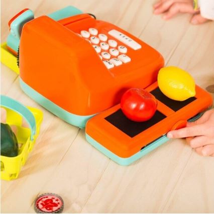B-Toys - Vaikiška kasa su garsais ir skaičiuokle