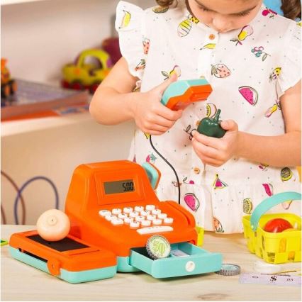B-Toys - Vaikiška kasa su garsais ir skaičiuokle