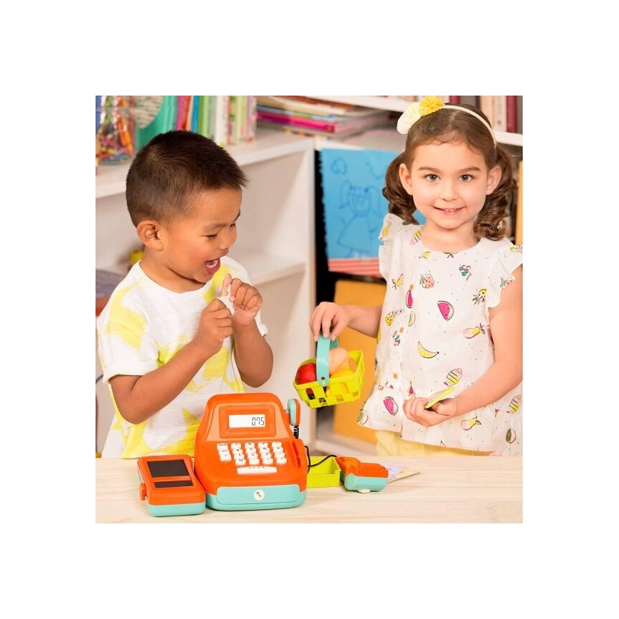 B-Toys - Vaikiška kasa su garsais ir skaičiuokle