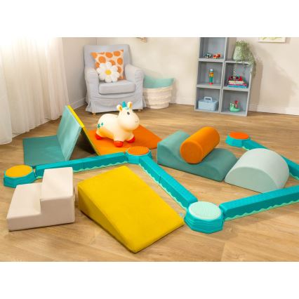 B-Toys - Vaikiškos putų kaladėlės WONDERSHAPES 3 vnt.