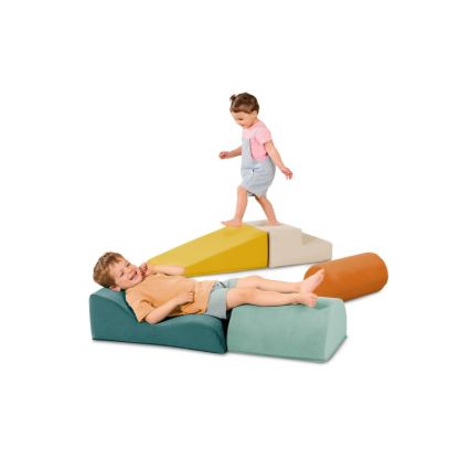 B-Toys - Vaikų putplasčio blokeliai MAXI WONDERSHAPES 5 vnt.