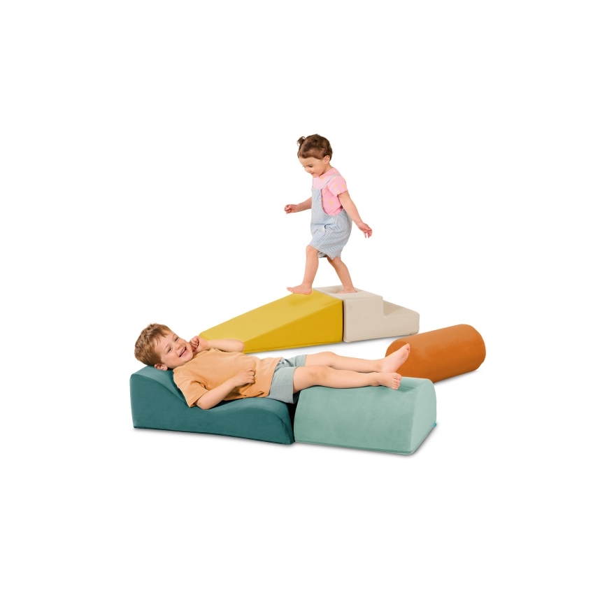 B-Toys - Vaikų putplasčio blokeliai MAXI WONDERSHAPES 5 vnt.