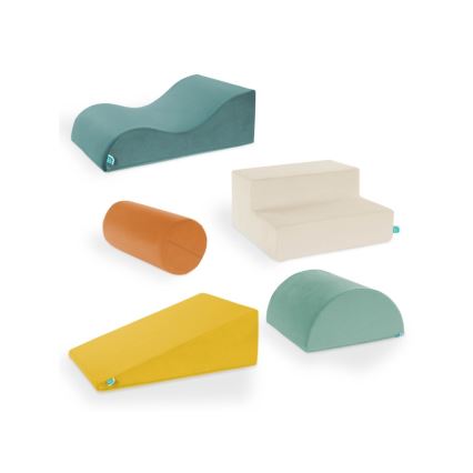 B-Toys - Vaikų putplasčio blokeliai MAXI WONDERSHAPES 5 vnt.