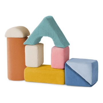 B-Toys - Vaikų putplasčio blokeliai TUMBLE-Y 8 vnt.