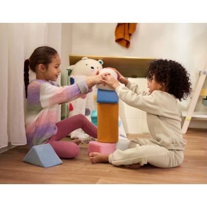 B-Toys - Vaikų putplasčio blokeliai TUMBLE-Y 8 vnt.