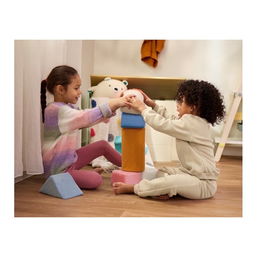 B-Toys - Vaikų putplasčio blokeliai TUMBLE-Y 8 vnt.