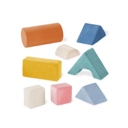 B-Toys - Vaikų putplasčio blokeliai TUMBLE-Y 8 vnt.