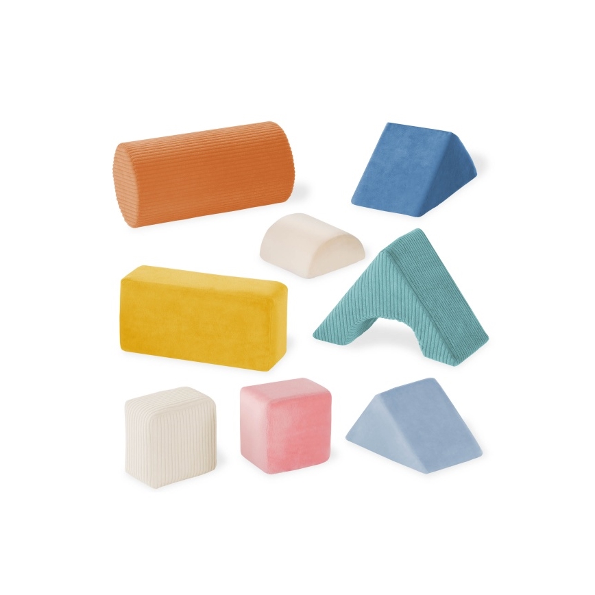 B-Toys - Vaikų putplasčio blokeliai TUMBLE-Y 8 vnt.
