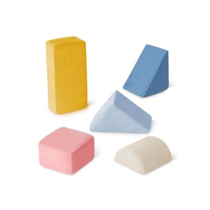 B-Toys - Vaikų putplasčio blokeliai TUMBLE-Y 8 vnt.