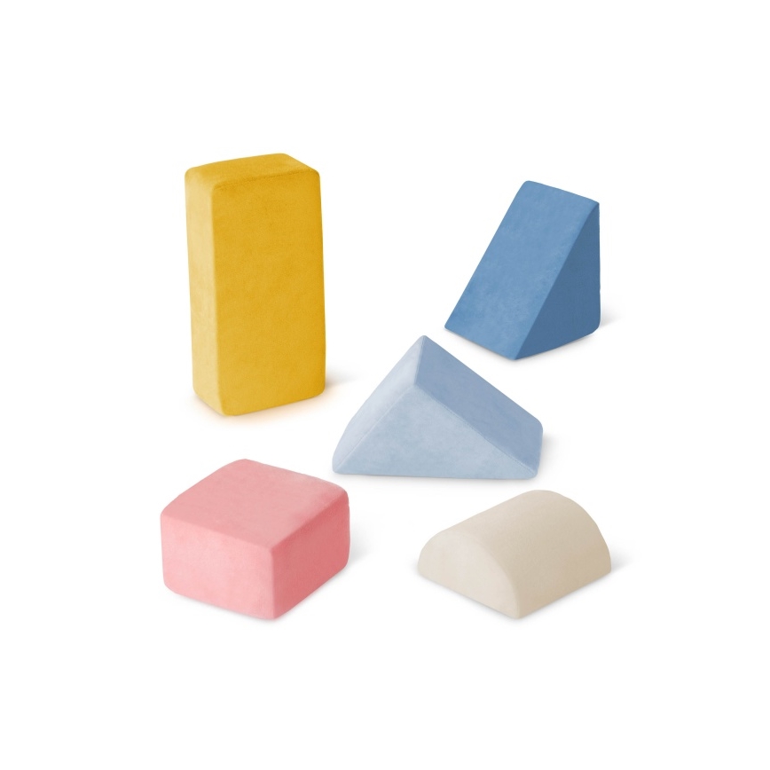 B-Toys - Vaikų putplasčio blokeliai TUMBLE-Y 8 vnt.