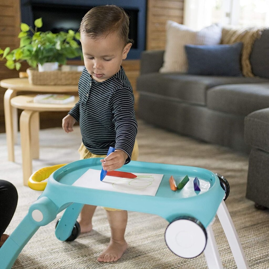 Baby Einstein - Kūdikių vaikštynė su veiklomis 4in1 MUSICAL MIX ‘N ROLL 3xAA
