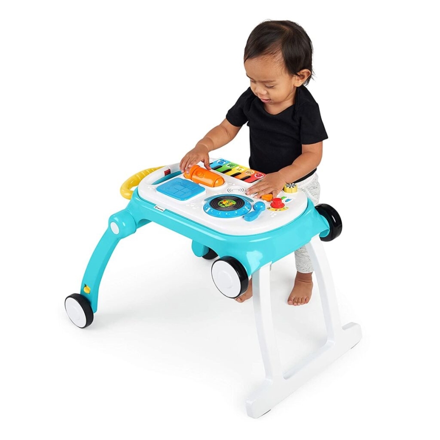 Baby Einstein - Kūdikių vaikštynė su veiklomis 4in1 MUSICAL MIX ‘N ROLL 3xAA