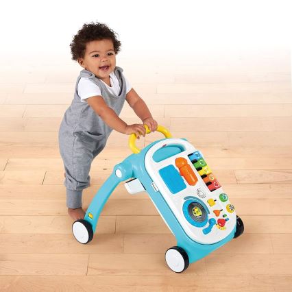 Baby Einstein - Kūdikių vaikštynė su veiklomis 4in1 MUSICAL MIX ‘N ROLL 3xAA