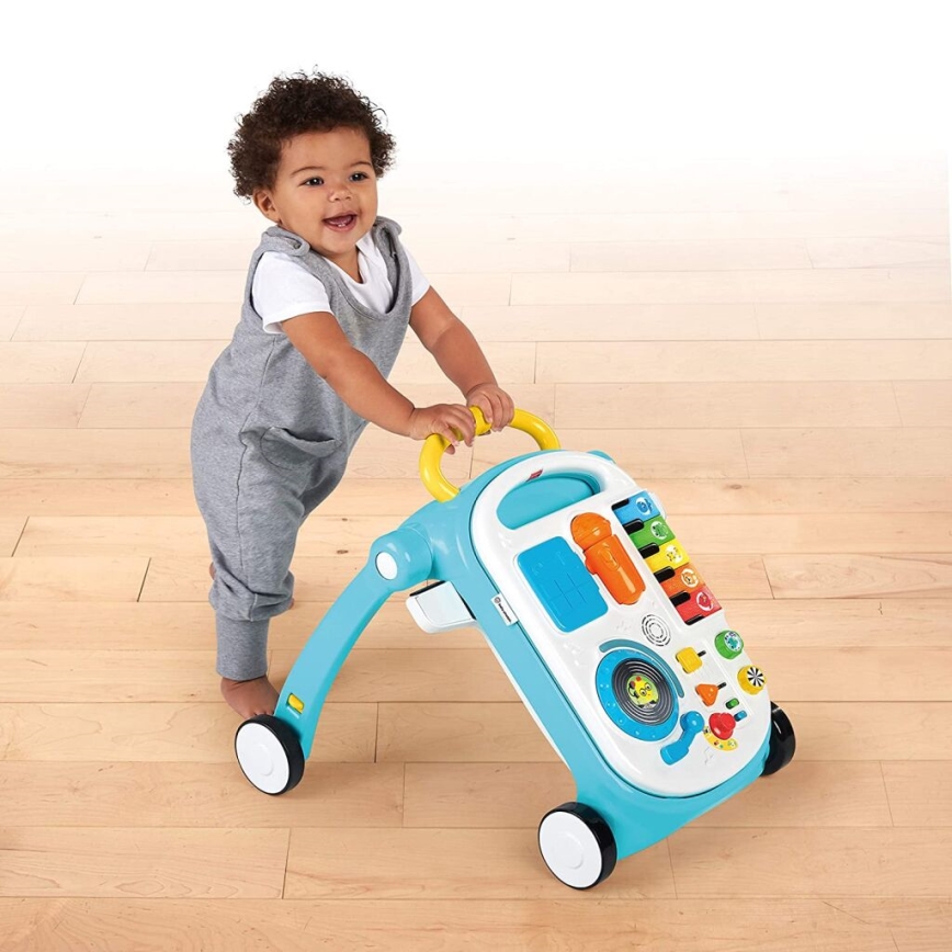 Baby Einstein - Kūdikių vaikštynė su veiklomis 4in1 MUSICAL MIX ‘N ROLL 3xAA