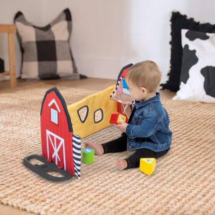 Baby Einstein - Kūdikių žaidimų kilimėlis BUSY BARNYARD 4xAA