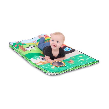 Baby Einstein - Kūdikių žaidimų kilimėlis BUSY BARNYARD 4xAA
