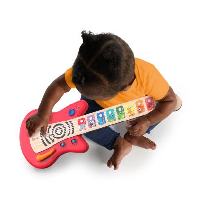 Baby Einstein - Medinė muzikinė gitara MAGIC TOUCH 3xAA