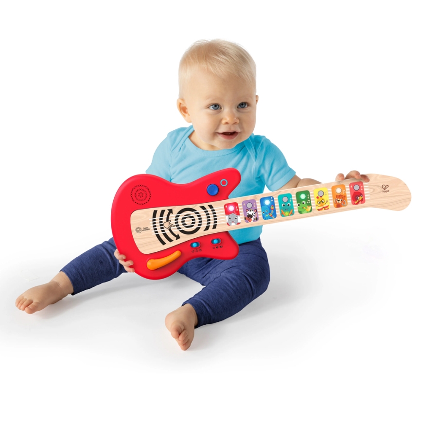 Baby Einstein - Medinė muzikinė gitara MAGIC TOUCH 3xAA