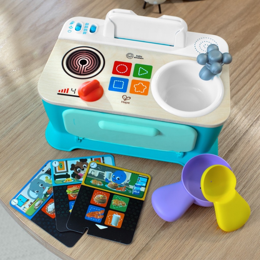 Baby Einstein - muzikinė žaislinė virtuvėlė MAGIC TOUCH 3xAA