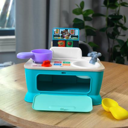 Baby Einstein - muzikinė žaislinė virtuvėlė MAGIC TOUCH 3xAA