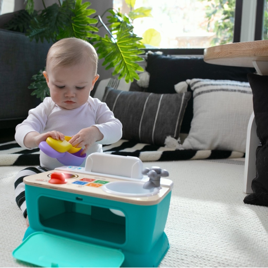 Baby Einstein - muzikinė žaislinė virtuvėlė MAGIC TOUCH 3xAA