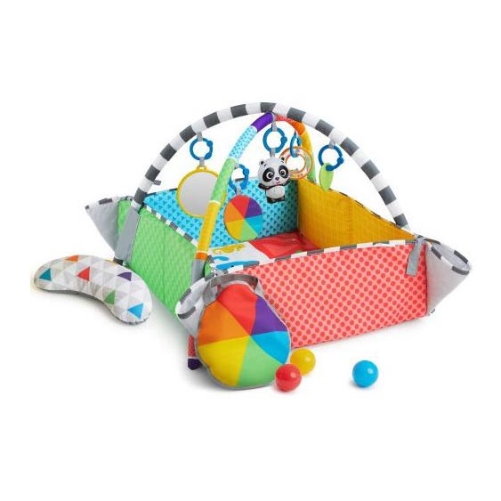 Baby Einstein - Vaikiška antklodė žaidimui 5in1 PATCH'S COLOR PLAYSPACE 3xAAA