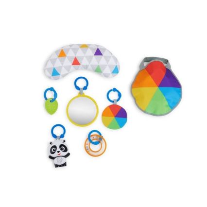 Baby Einstein - Vaikiška antklodė žaidimui 5in1 PATCH'S COLOR PLAYSPACE 3xAAA