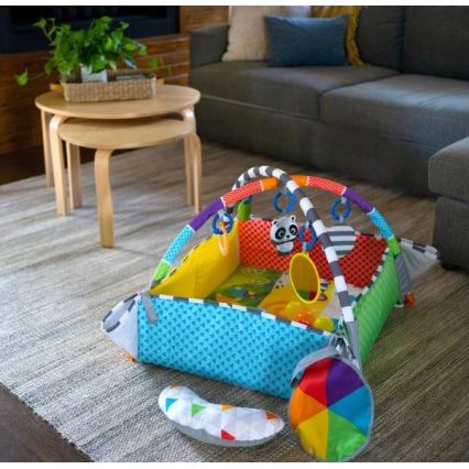 Baby Einstein - Vaikiška antklodė žaidimui 5in1 PATCH'S COLOR PLAYSPACE 3xAAA