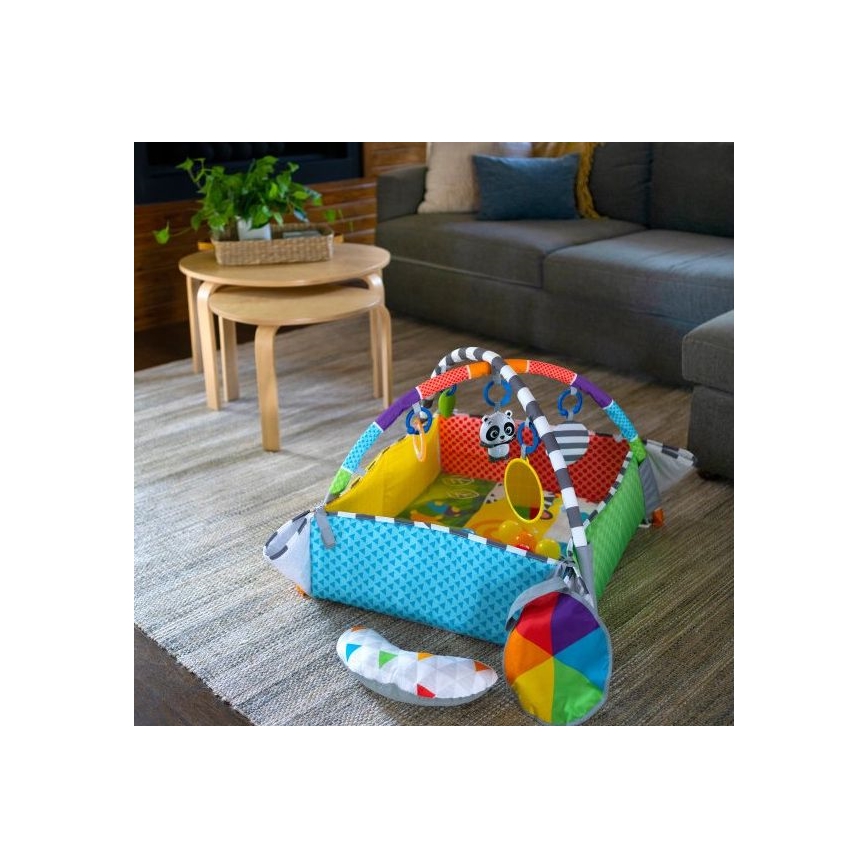 Baby Einstein - Vaikiška antklodė žaidimui 5in1 PATCH'S COLOR PLAYSPACE 3xAAA