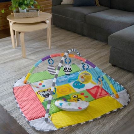 Baby Einstein - Vaikiška antklodė žaidimui 5in1 PATCH'S COLOR PLAYSPACE 3xAAA