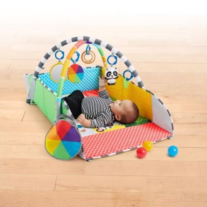 Baby Einstein - Vaikiška antklodė žaidimui 5in1 PATCH'S COLOR PLAYSPACE 3xAAA