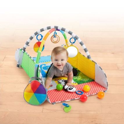 Baby Einstein - Vaikiška antklodė žaidimui 5in1 PATCH'S COLOR PLAYSPACE 3xAAA