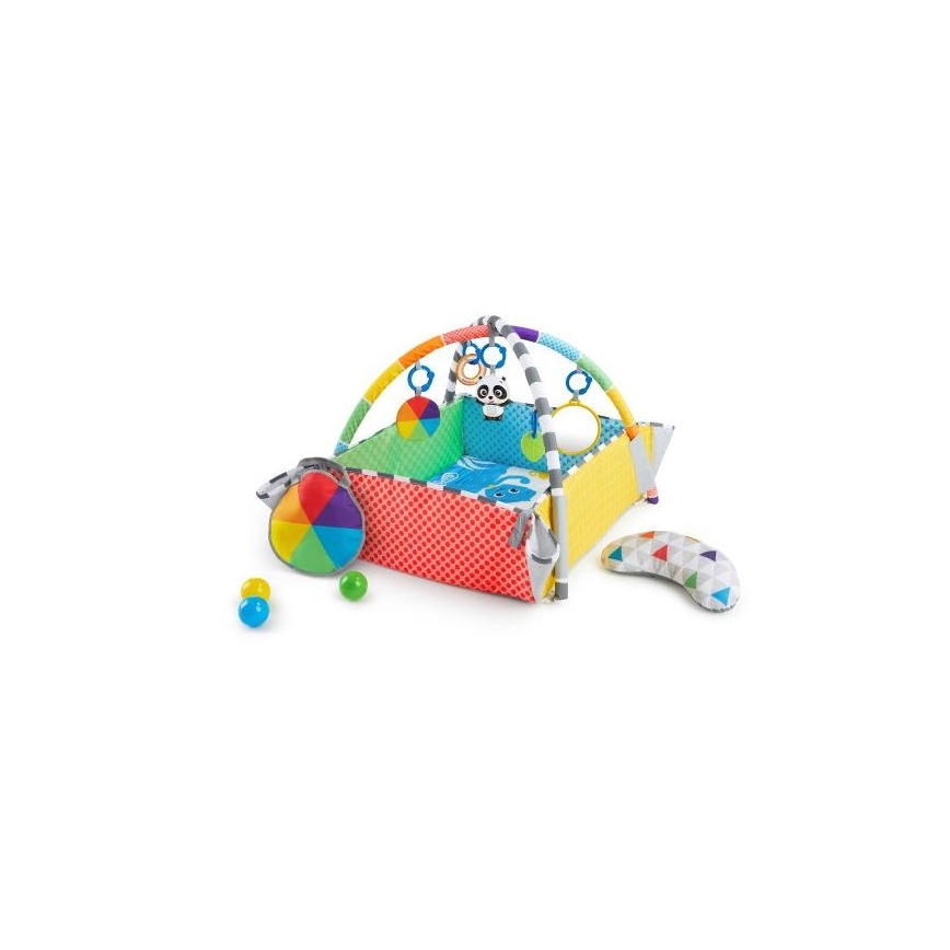 Baby Einstein - Vaikiška antklodė žaidimui 5in1 PATCH'S COLOR PLAYSPACE 3xAAA
