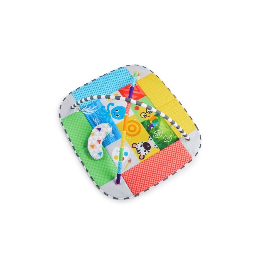 Baby Einstein - Vaikiška antklodė žaidimui 5in1 PATCH'S COLOR PLAYSPACE 3xAAA