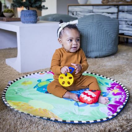 Baby Einstein - Vaikiška antklodė žaidimui su vandens kilimėliu 2in1 SEA FLOOR EXPLORERS