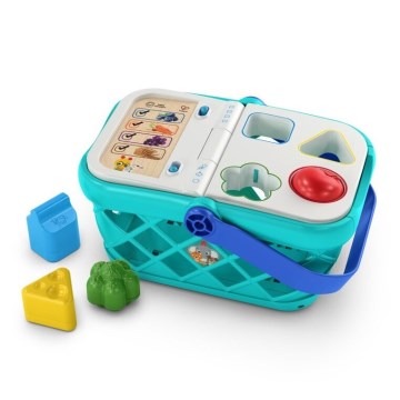 Baby Einstein - Vaikiškas interaktyvus pirkinių krepšelis MAGIC TOUCH HAPE 3xAAA