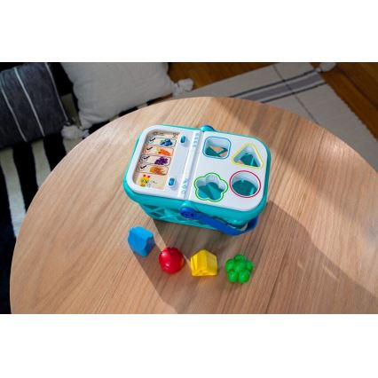 Baby Einstein - Vaikiškas interaktyvus pirkinių krepšelis MAGIC TOUCH HAPE 3xAAA