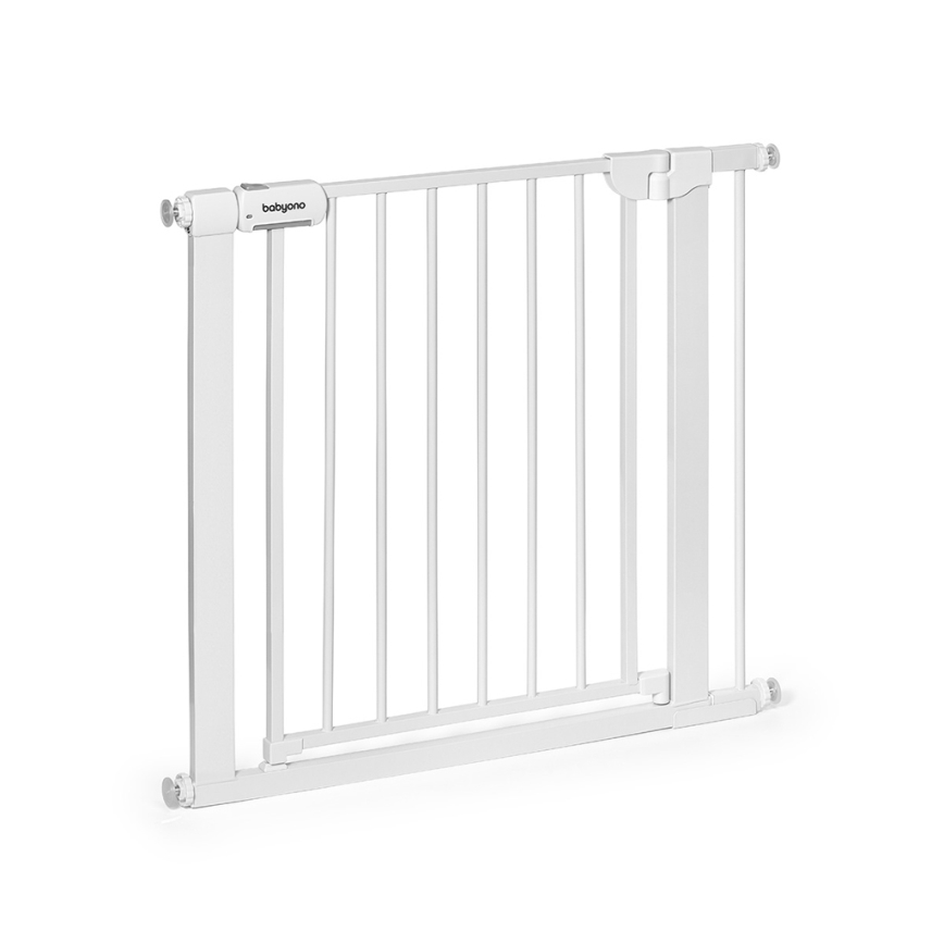 BabyOno - Apsauginė vartelė 75–96 cm balta