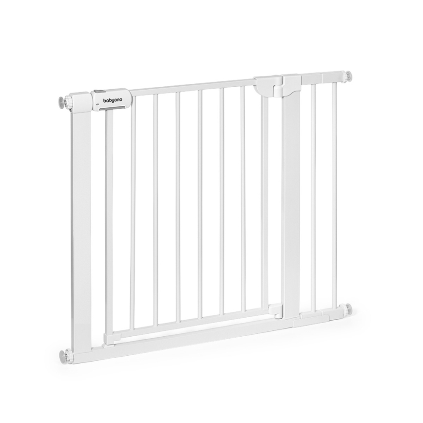 BabyOno - Apsauginė vartelė 75–96 cm balta