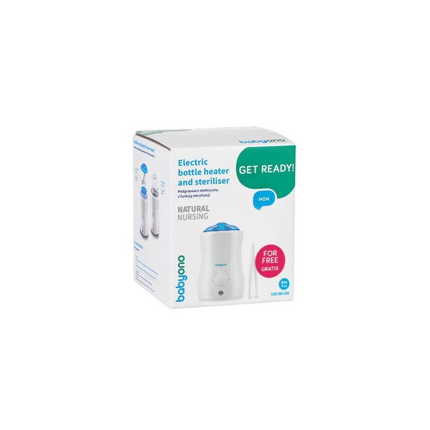 BabyOno - Buteliukų ir kūdikių maisto šildytuvas ir sterilizatorius 180 ml