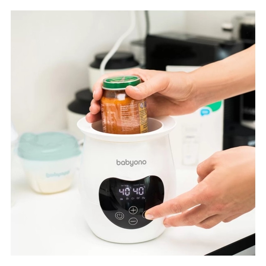 BabyOno - Buteliukų ir kūdikių maisto šildytuvas ir sterilizatorius HONEY