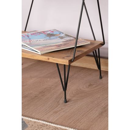 Biblioteka BALABAN 165x48 cm ruda/juoda