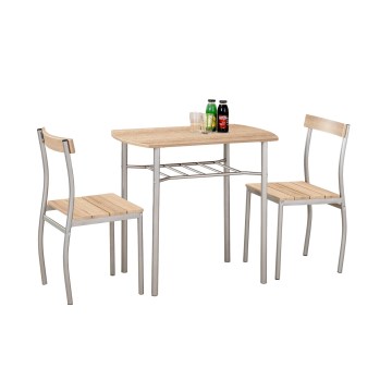 Balkono komplektas LANCE 82x50 cm, metalinis / Sonoma ąžuolas