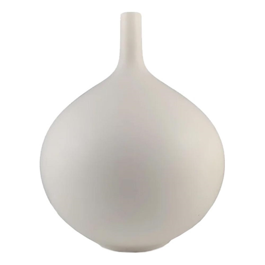 Balta keraminė vaza 24 cm