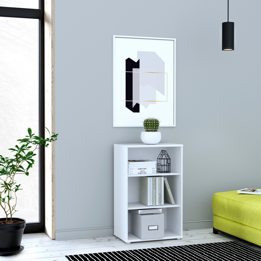 Balta knygų spinta URAN