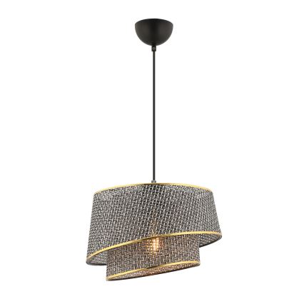 BARETTE Pakabinamas lemputė 1xE27/60W/230V Pilka/Auksinė
