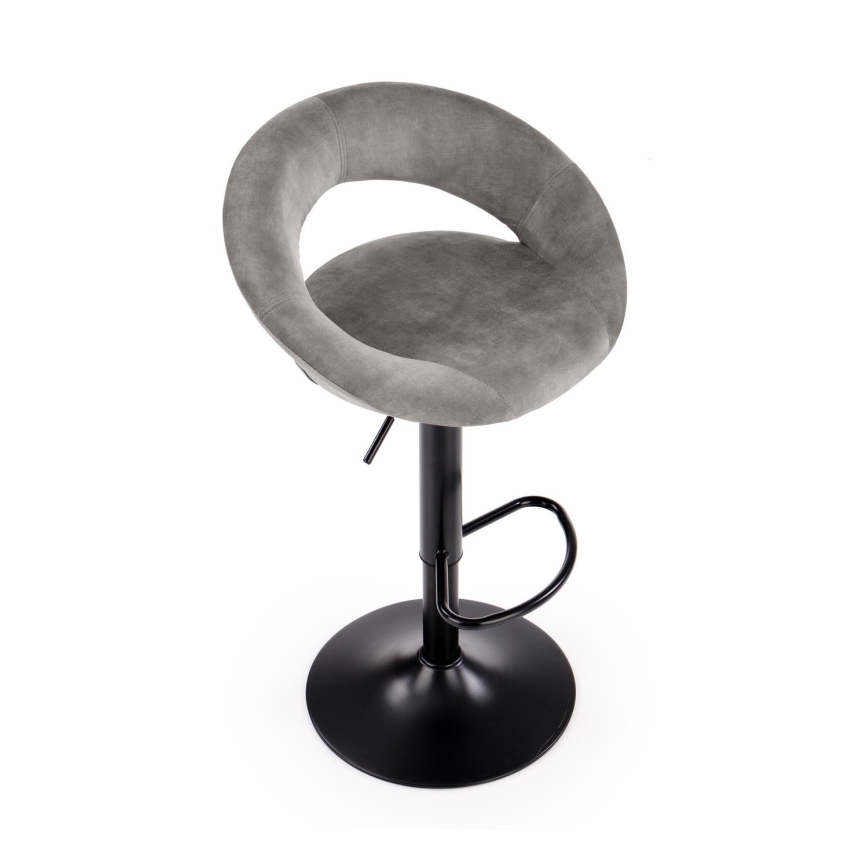 Baro kėdė 100x48 cm pilka/antracitas