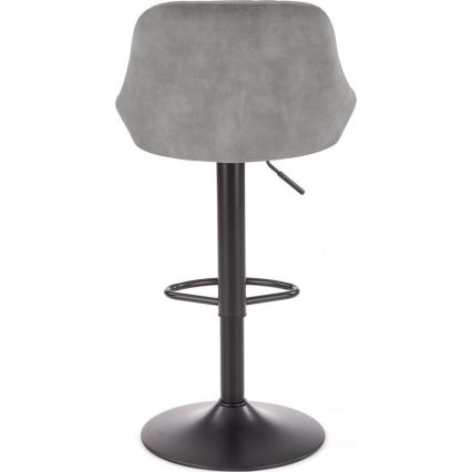 Baro kėdė 106x47 cm pilka/juoda