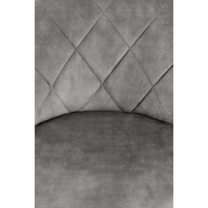 Baro kėdė 106x47 cm pilka/juoda